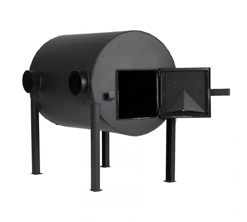 Дровяная печь буржуйка Экожар (ранее «Брест») Про 500 горизонтальная