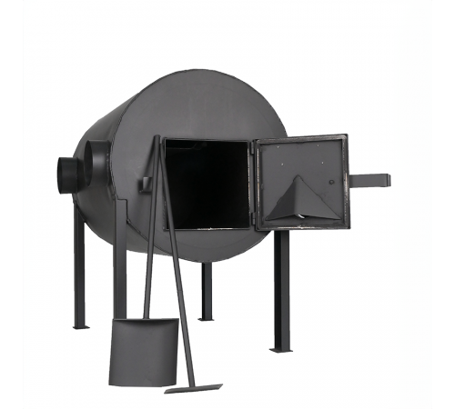 Дровяная печь буржуйка Экожар (ранее «Брест») Про 500 горизонтальная