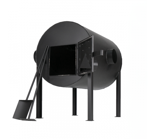 Дровяная печь буржуйка Экожар (ранее «Брест») Про 500 горизонтальная