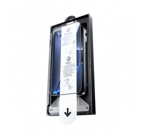 Захисне скло Remax Dust-Free Instant Applicator Series Tempered Glass iPhone 17 Pro Max (QS-01C) 2шт.