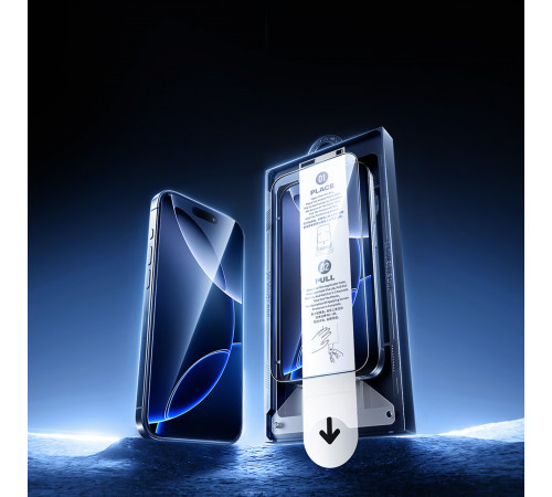 Захисне скло Remax Dust-Free Instant Applicator Series Tempered Glass iPhone 17 Pro Max (QS-01C) 2шт.