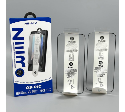 Захисне скло Remax Dust-Free Instant Applicator Series Tempered Glass iPhone 17 Pro Max (QS-01C) 2шт.