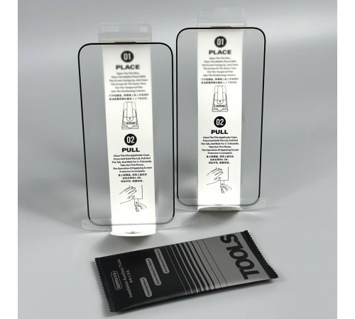 Захисне скло Remax Dust-Free Instant Applicator Series Tempered Glass iPhone 17 Pro Max (QS-01C) 2шт.