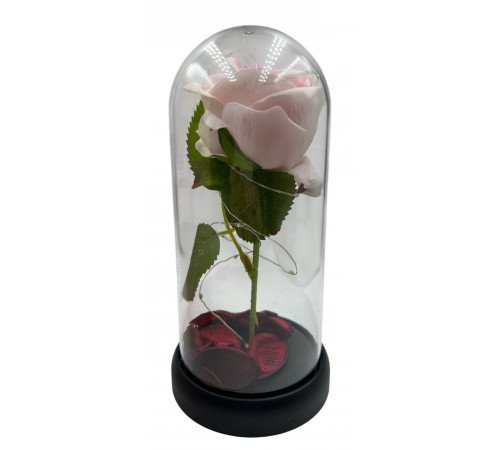 SA1494 Роза розова в колбі