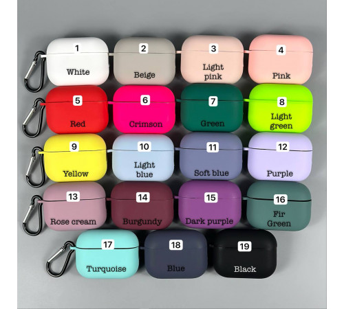 Silicone Case Hang Case Colorful for AirPods 3
