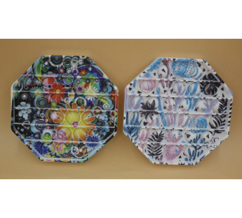 SL45 POP IT Восмігранник з квітами.