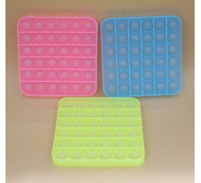 SL6 POP IT Квадрат, Фосфорний (світиться у темряві). 2 фото.