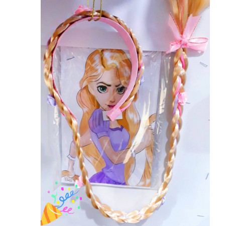 SM161 Обруч "Коса Рапунцель"