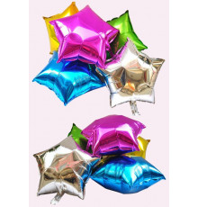 SM1728 Куля Зірка, Фольга, мікс.