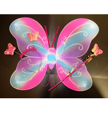 SM2132 Крила Метелики Райдужні (набір). Мікс. 3 фото.