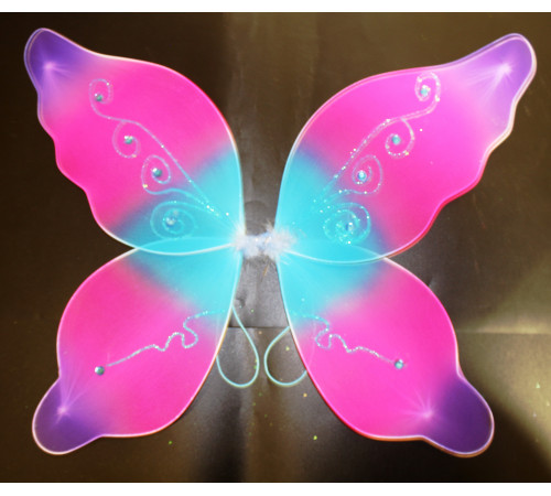 SM2146 Крила Метелики Райдужні. Мікс. 3 фото.