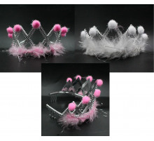 SM2196 Корона, Пух, пластик.