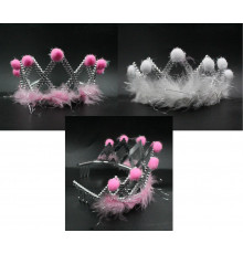 SM2196 Корона, Пух, пластик.