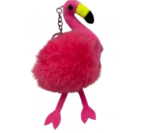 SM2624 Брелок Фламінго з хутром.