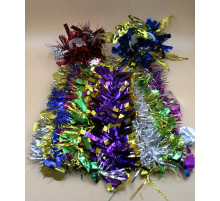 SM583 Браслет-Ломашка, з НГ мішурою. 22 см.