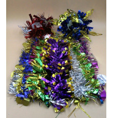 SM583 Браслет-Ломашка, з НГ мішурою. 22 см.