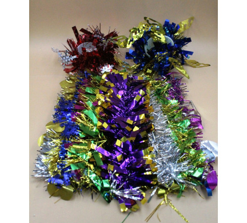 SM583 Браслет-Ломашка, з НГ мішурою. 22 см.