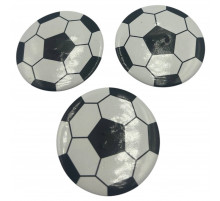 sm963 Футбольний значок на листі