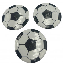 sm963 Футбольний значок на листі