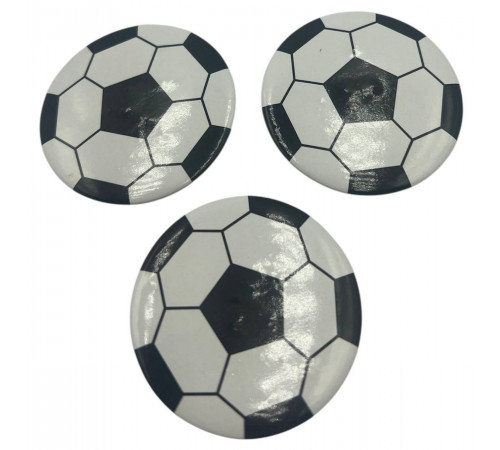 sm963 Футбольний значок на листі