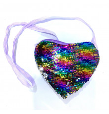 SMS2178 Сумка, Серце, в паєтках.