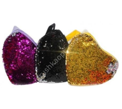 SMS2179 Сумка Серце, в паєтках