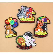 TA3477 Магніт Плоский, гума, мікс.