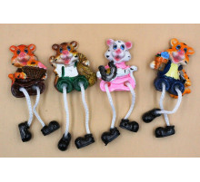 TA3899 Магніт, Тигр з Ногами, 4*12см, кераміка.