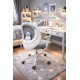 Кресло вращающееся детское с подставкой для ног PERFECT KIDS ASTRONAUT GRAY Perfect Home Серый (PFH-092113)