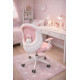 Кресло вращающееся детское с подставкой для ног PERFECT KIDS ASTRONAUT PINK Perfect Home Розовый (PFH-092115)
