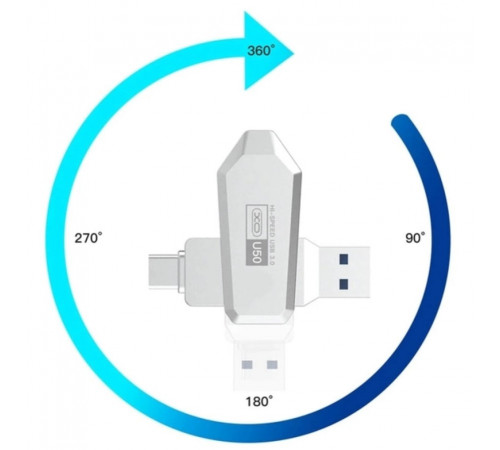 USB флеш XO U50 32Gb USB3.0+Type-C Швидкісна