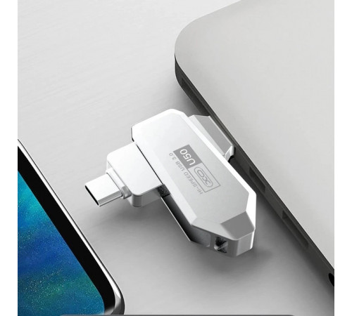 USB флеш XO U50 256Gb USB3.0+Type-C Швидкісна