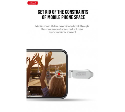 USB флеш XO U50 256Gb USB3.0+Type-C Швидкісна