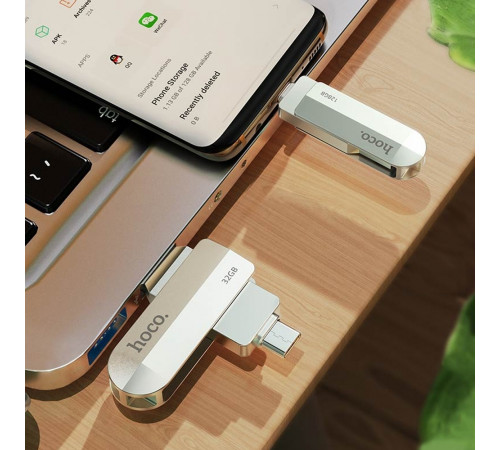 USB флеш Hoco UD10 16Gb Wise USB3.0+Type-C Швидкісна