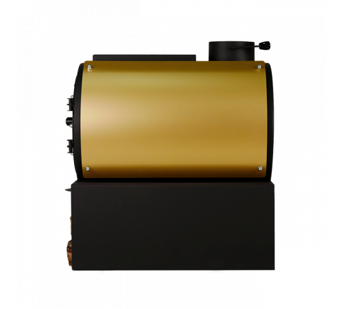 Печь дровяная отопительная DS Classic с варочной поверхностью + кожух золотой