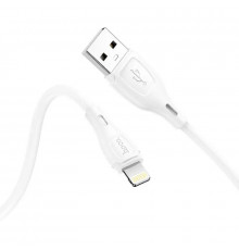 Кабель HOCO Ultimate silicone charging data cable for iP White ( )