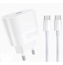 Мережевий зарядний пристрій з кабелем PD fast charger + USB C to USB C cable set ( )