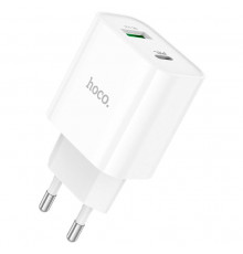 Мережевий зарядний пристрій HOCO Plus Rapido. charger White ( )
