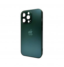 Чохол для смартфона AG Glass Matt Frame Color Logo for Apple iPhone Pro Cangling Green ( )