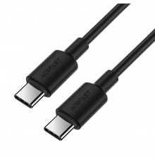 Кабель ACEFAST USB-C to USB-C silicone charging data cable Black ( )