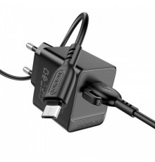 Мережевий зарядний пристрій BOROFONE Erudite single port charger (EU) Black ( )