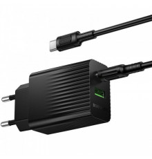 Мережевий зарядний пристрій BOROFONE Source. charger Black ( )