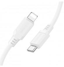 Кабель BOROFONE Lotto PD silicone charging data cable iP White ( )