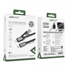 Data Cable AceFast Type-C to Type-C+USB.