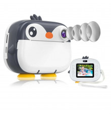 Дитячий фотоапарат з термодруком GREY PENGUIN
