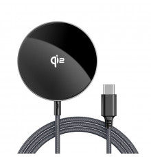 Бездротовий зарядний пристрій ACEFAST desktop magnetic wireless charger with cable, Metal Gray ( )