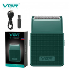 Електробритва VGR GREEN шейвер, висувний триммер