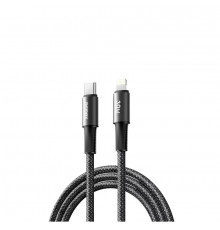 Кабель REMAX WindSpeed Series Fast charging aluminum alloy braided data cable (C-L) - Black. ( )