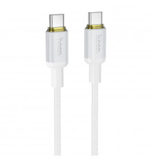 Кабель HOCO Benefit charging data cable C to C White ( )