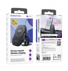 Holder Borofone Adelante magnetic з бездротовою зарядкою,.